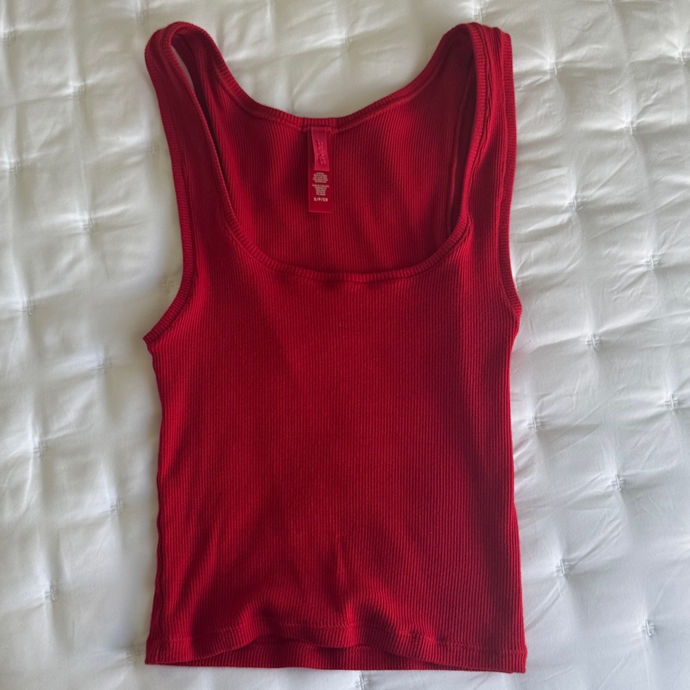 SKIMS Women’s Cotton Ribbed Tank Top